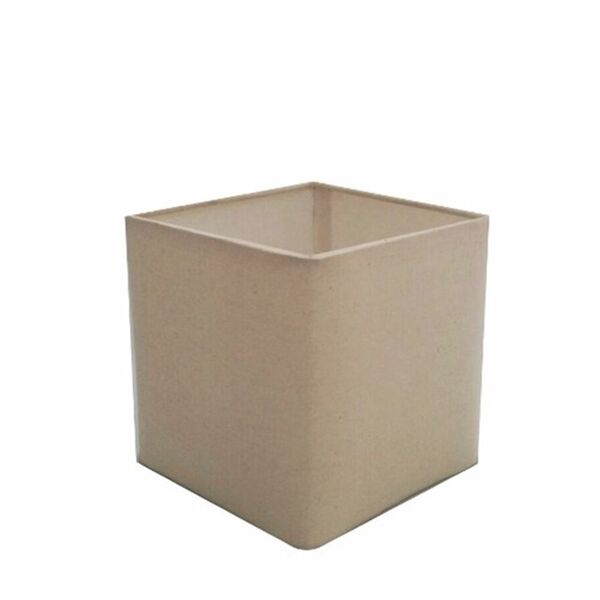 Cúpula Em Tecido Quadrada Abajur Luminária Cp-4224 16/16x16cm