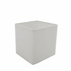 Cúpula Em Tecido Quadrada Abajur Luminária Cp-4224 16/16x16cm