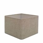 Cúpula Em Tecido Quadrada Abajur Luminária Cp-4270 30/35x35cm