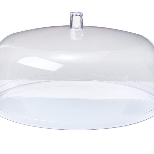 Cúpula Festa 30cm Bolo Multiuso Transparente Ou Martiplast