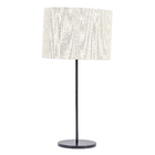 Cúpula Cilíndrica Grande Bege Tecido 26,5x35cm Inspire