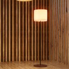 Cúpula Redonda Grande Bege Tecido 26,5x35cm Primor