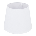 Cúpula Cônica Grande Branca Tecido 30x38x27cm Inspire