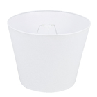 Cúpula Cônica Grande Branca Tecido 30x38x27cm Inspire