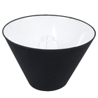 Cúpula Cônica Grande Preta Tecido 24x35x15cm Inspire