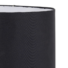 Cúpula Redonda Grande Preta Tecido 26,5x35cm Primor