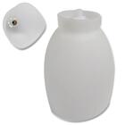 Cúpula Lustre Lumi Para Ventilador Teto Loren Sid