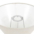 Cúpula Cônica Média Bege Tecido 15x25cm Espaço Luz