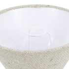 Cúpula Cônica Média Bege Tecido 15x25x10cm Inspire