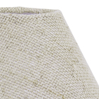 Cúpula Cônica Média Bege Tecido 15x25x10cm Inspire