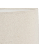 Cúpula Cilíndrica Média Bege Tecido 20x25cm Espaço Luz