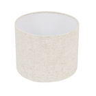 Cúpula Cilíndrica Média Bege Tecido 20x25cm Inspire