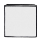 Cúpula Quadrada Média Branca Tecido Espaço Luz