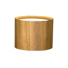 Cúpula Média Madeira Freijó 25x30cm E27 Fox Lustres