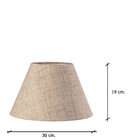 Cúpula Papiro M Estampa Linho