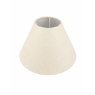 Cpula para Abajur Capela Tradicional TNT 12x20cm Creme Primor