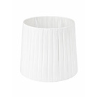 Cpula para Abajur Concha Plissada  26x40cm Off White Primor