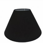 Cúpula Para Abajur Tecido Algodão Ref 26 - Cúpula Preta