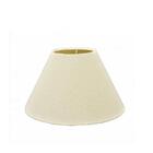 Cúpula Para Abajur Tecido Bege Encaixe 4 Cm Ref 18