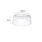 Cúpula Para Bolo Alimentos Em Acrílico Casa Cozinha Zanella