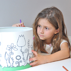 Cúpula para Colorir Pequena Flores Espaço Luz