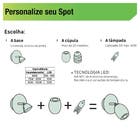 Cúpula para Spot Personalizado Bola Inspire