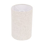 Cúpula Cilíndrica Pequena Bege Tecido 30x20cm Inspire