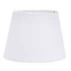 Cúpula Cônica Pequena Branca Tecido 14x18cm Espaço Luz