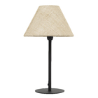 Cúpula Cônica Pequena Cru Tecido 12x20x8cm Inspire