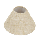 Cúpula Cônica Pequena Cru Tecido 12x20x8cm Inspire