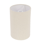 Cúpula Cilíndrica Pequena Cru Tecido 30x20cm Inspire