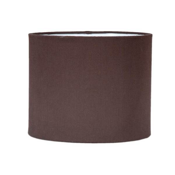 Cúpula Primor M Cilíndrica 20x30cm Algodão Marrom