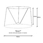 Cúpula Trapézio G Bege