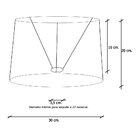 Cúpula Trapézio M Linho