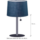 Cúpula Trapézio M Voil Linho Azul