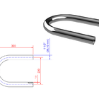 Curva 180º Em Aço Inox Para Tubo De 1.1/2"