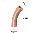 Curva 45 Soldavel 50mm Krona - Unico