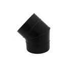Curva 45° Preta De 115 Mm De Diâmetro