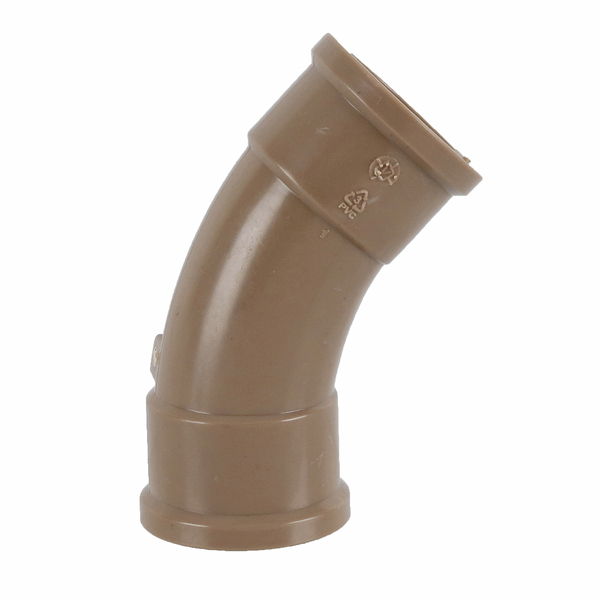 Curva 45° Soldável Marrom 32mm 1" Tigre