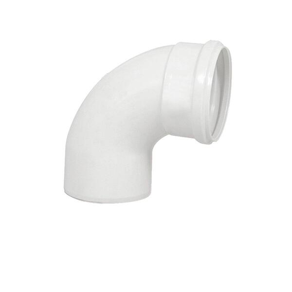 Curva 90º Curta Para Esgoto Primário Branca - Krona, Tamanho: