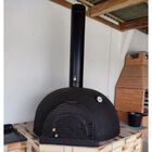 Curva 90° Para Chaminé Duto 7 Polegadas Preta Soldada