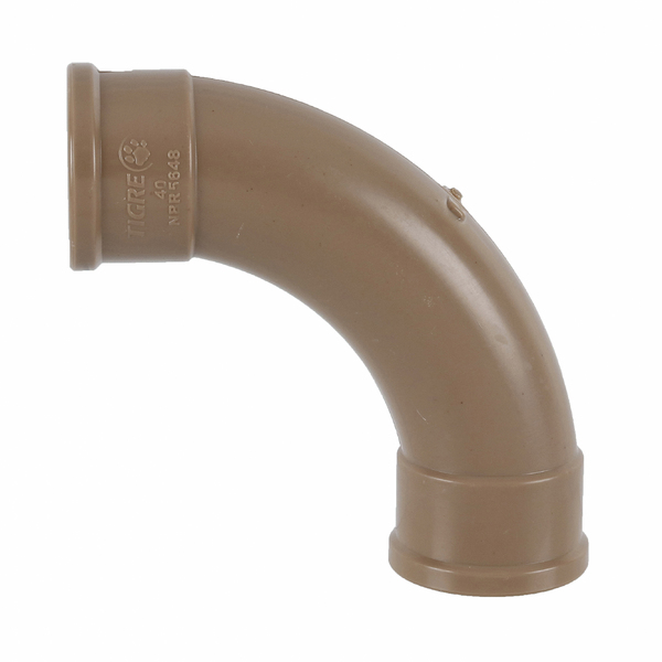 Curva 90° Soldável Marrom 40mm 1.1/4" Tigre