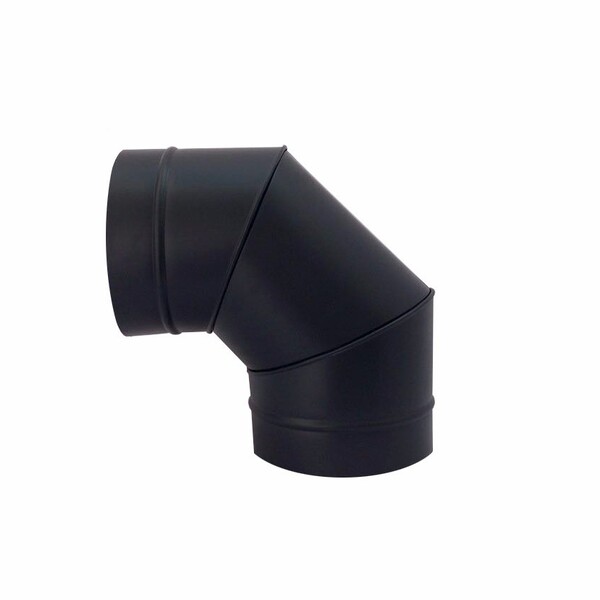 Curva / Cotovelo Preta 90° De 130 Mm De Diâmetro