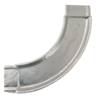 Curva Corrimao Aluminio Engate Juncao Chata Parede Brilhante