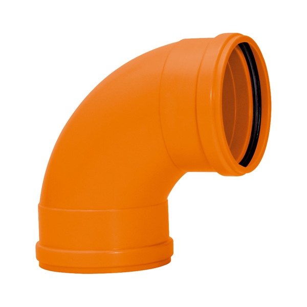 Curva Curta Com Bolsas Silentium Dn100 Amanco