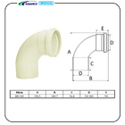 Curva De 90 Para Esgoto Dn100 Amanco
