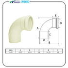 Curva De 90 Para Esgoto Dn75 Amanco