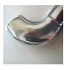 Curva De Aluminio Brilhante Para Corrimao Chata Parede 1 Par