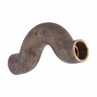 Curva de Transposição Latão Liso Água Quente e Fria 15mm ou 1/2" Ramo