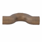 Curva de Transposição Latão Liso Água Quente e Fria 22mm ou 3/4" Ramo